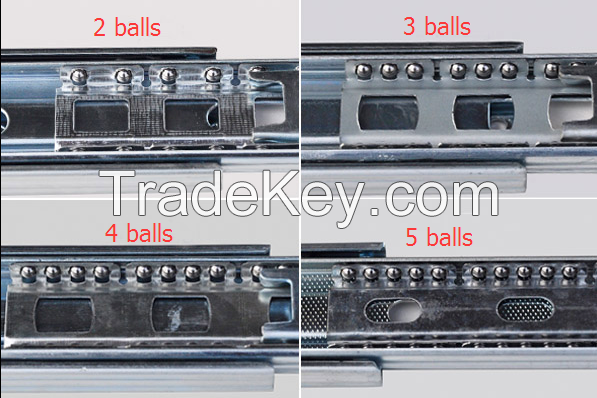 Ball bearing drawer slides