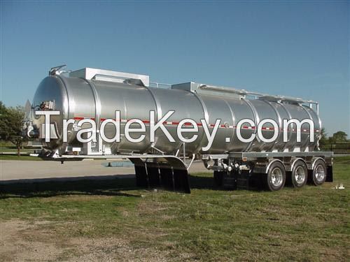Aluminium Alloy Fuel Tanker Semi-Trailer