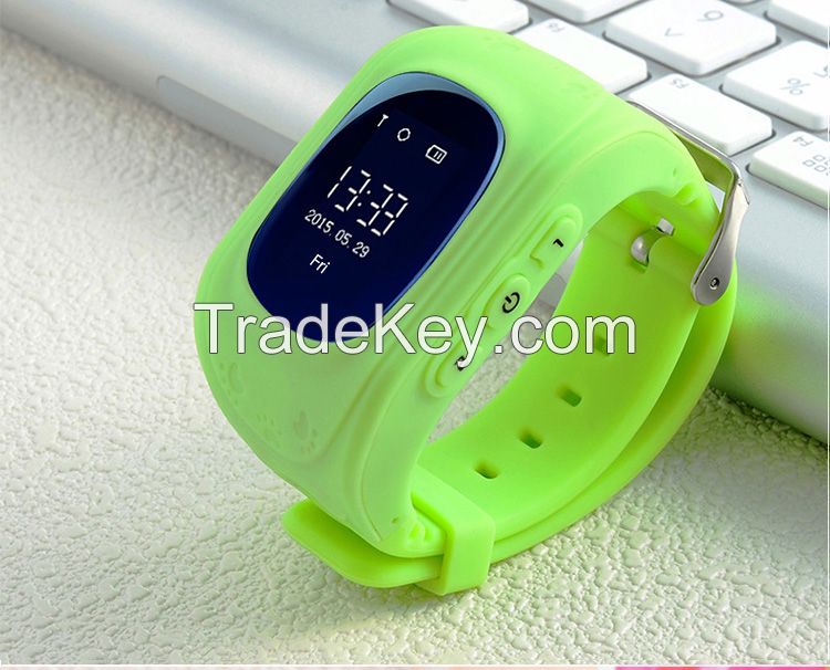 Kid Smart Watch Q50 GPS Location SOS Call Safe Wristwatch Finder Loca