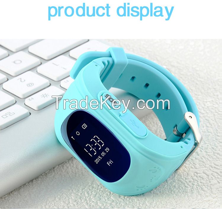 Kid Smart Watch Q50 GPS Location SOS Call Safe Wristwatch Finder Loca
