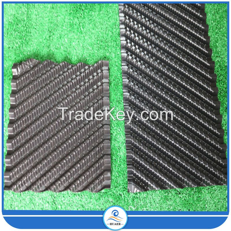 Black PVC Honeycomb Cooling Tower fill for cooling water