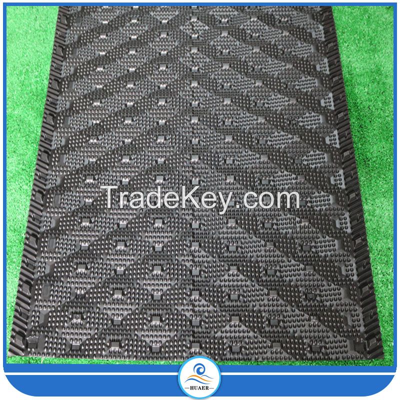 Black PVC Honeycomb Cooling Tower fill for cooling water