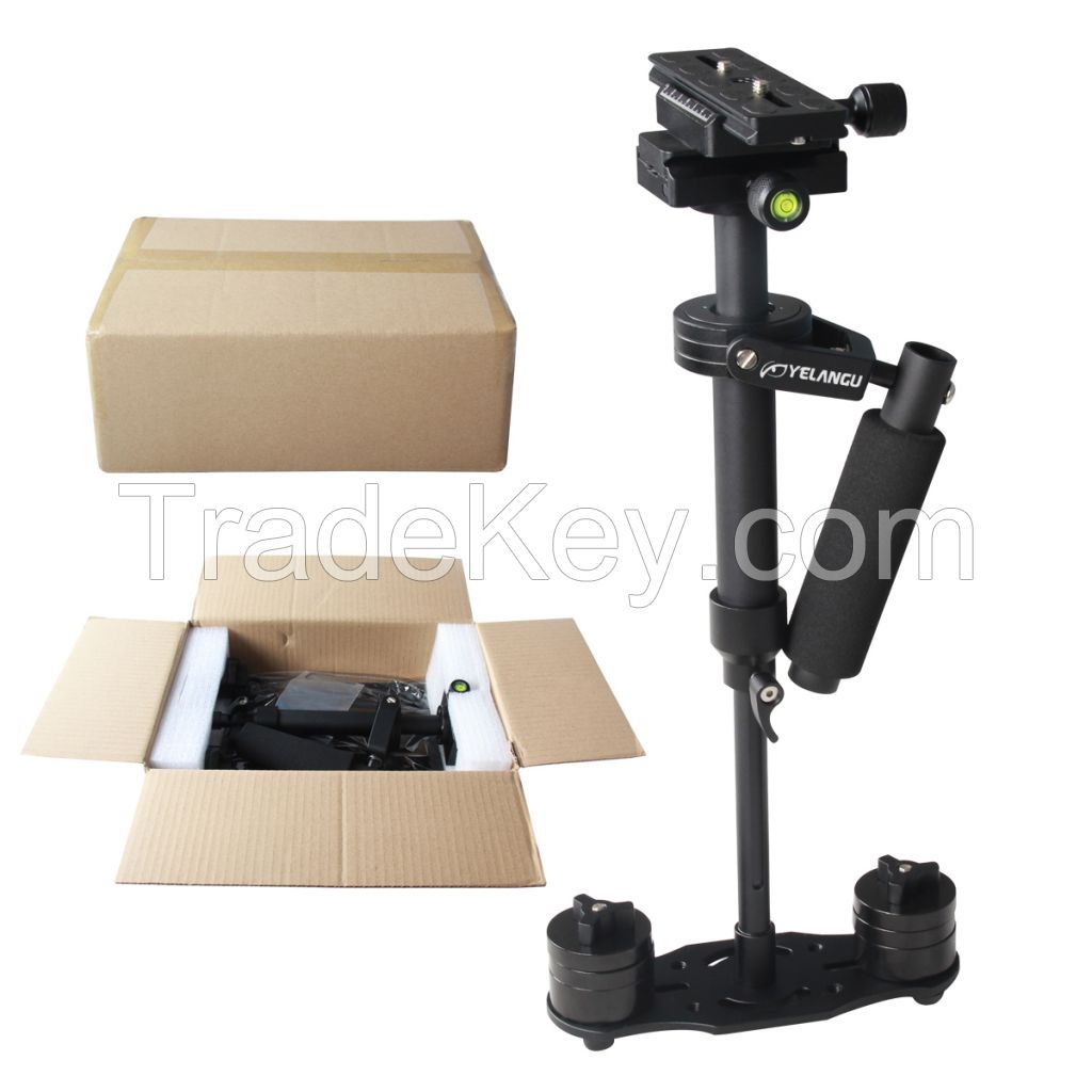 YELANGU Black Max 40cm Camera Mount Steadicam Stabilizer For DSLR Camcorders