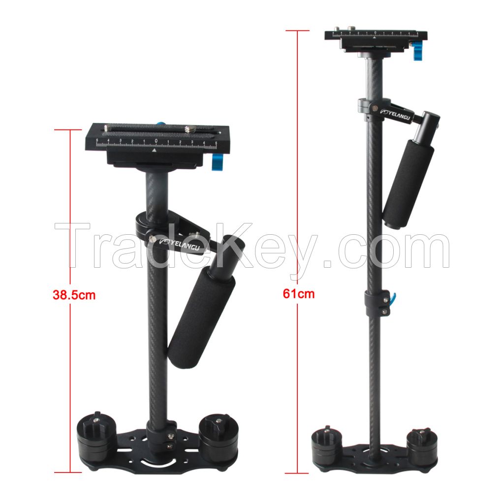 Professional Yelangu S60T Max 60cm Camcorder Stabilizer Steadicam For