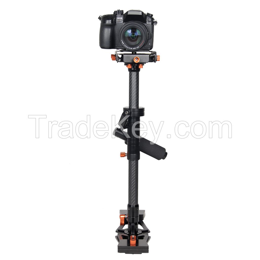 YELANGU S800 Professional Max 80cm Cambon Fiber Camcorder Stabilizer F