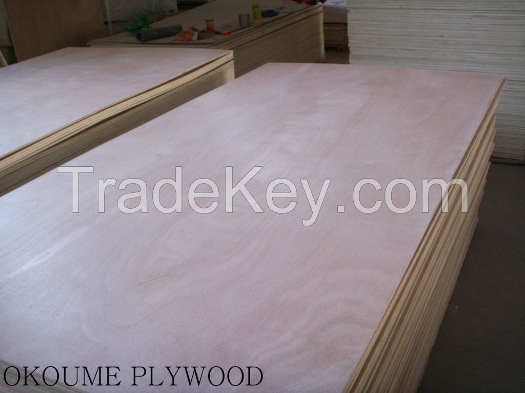 Superior quality 18mm WBP Okoume commercial plywood