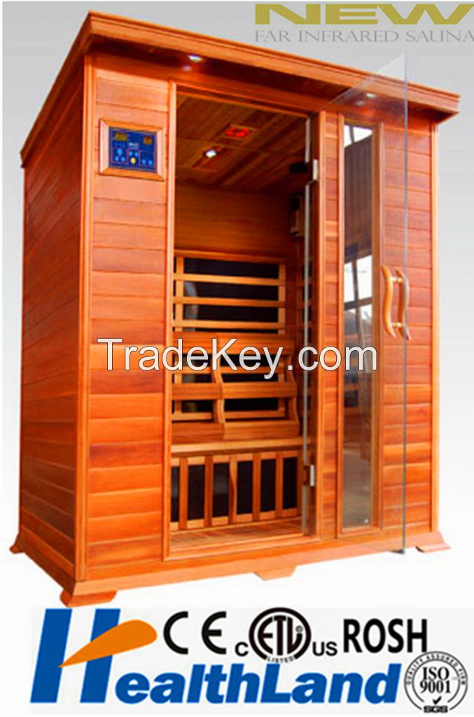 The unique style good function healthland brand far infrared sauna equipment 