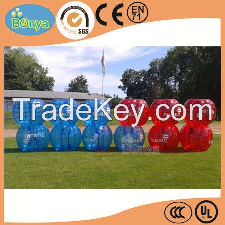 Xiamen factory competitive body bubble bumper ball for sale