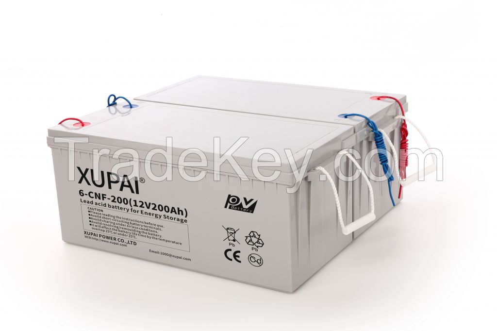 Sealed Deep Cycle Maintenance Free 12V 200AH Solar Battery