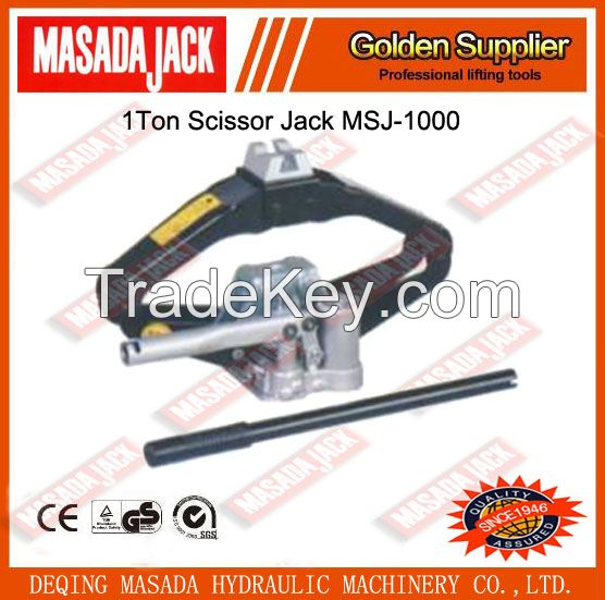 1Ton Hydraulic Scissor Jack with Handle for Passenger Car MSJ-1000