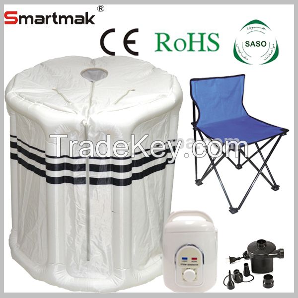 smartmak inflatable portable steam sauna with CE SASO