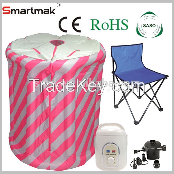 smartmak inflatable portable steam sauna with CE SASO