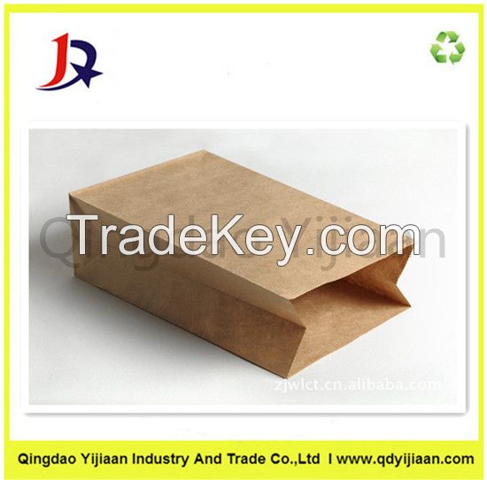 Shopping kraft paper bags without handle