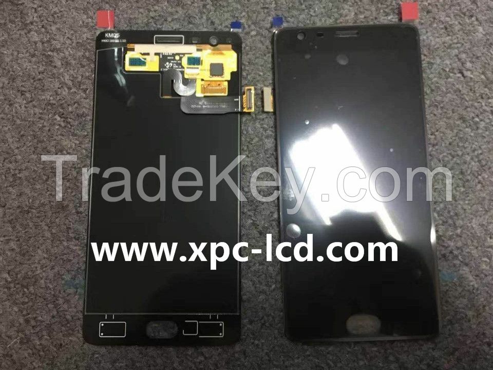 For One plus 3 LCD touch screen Black