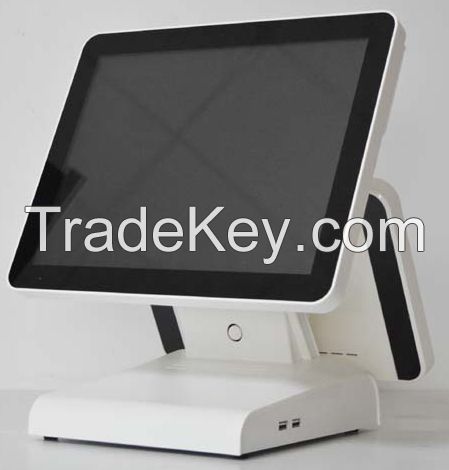 15"  factory cheap pos! 15 inches pos terminal price, all in one  two t