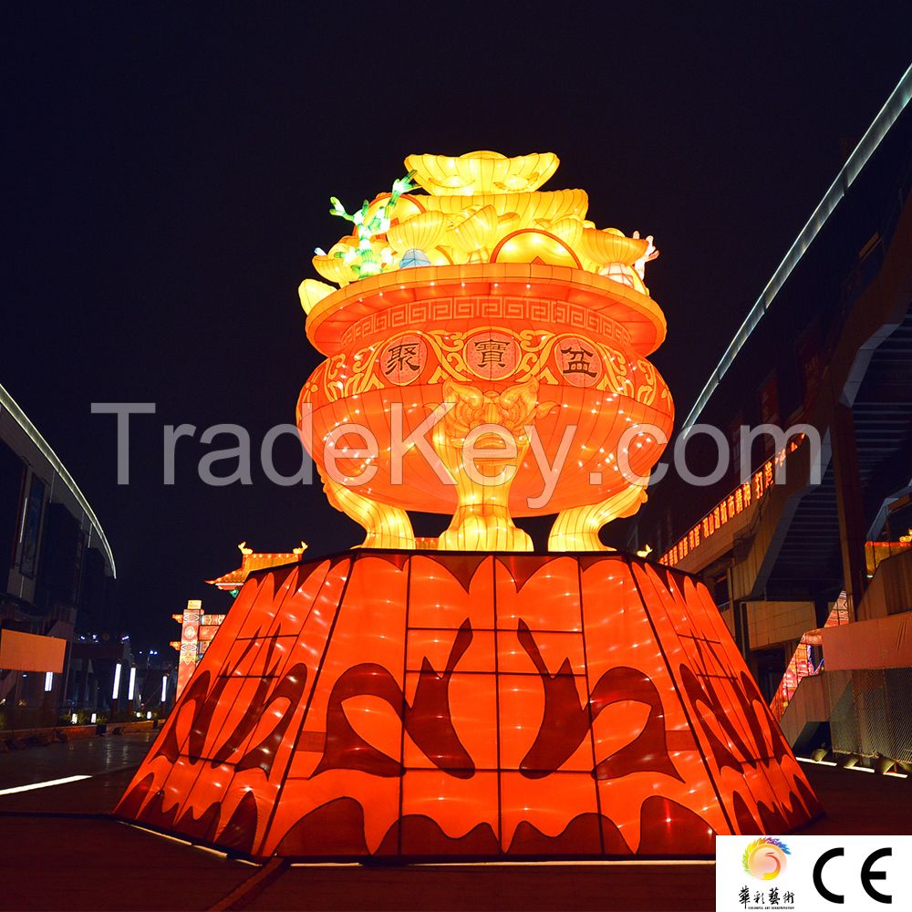 Chinese traditional silk festival lantern decoration for sale
