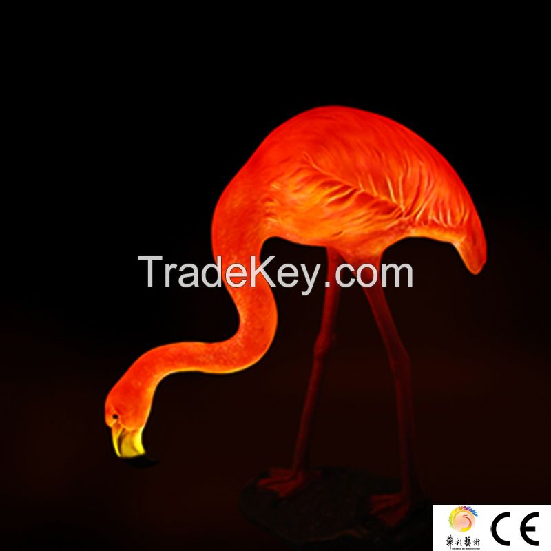 Christmas Lighting Fiberglass Elephant Decoration