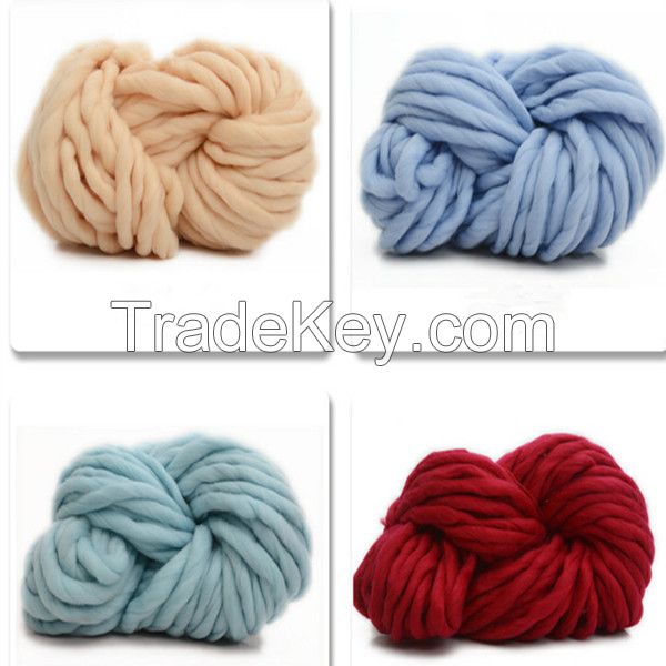 Korea super chunky iceland yarn acrylic blended yarn for scarf