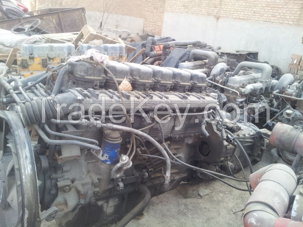 Used MAN truck diesel engine