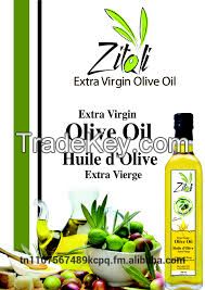 Fresh Tunisian bottled virgin olive oil
