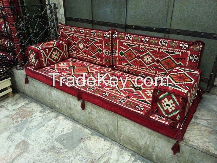 Phrygia Oriental Seating - Majlis, Floor seating, Jalsa , Moroccan seating for Home and Hookah Lounge