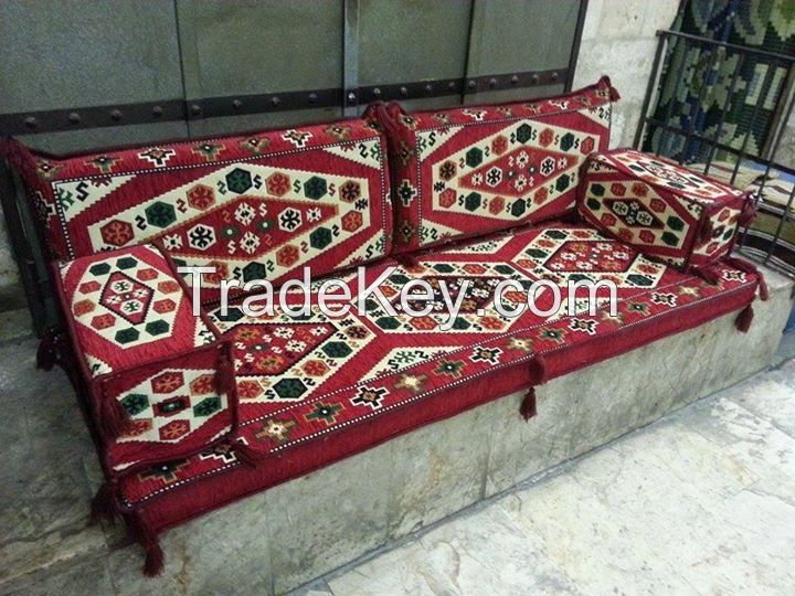 Anatolian Oriental Seating - Majlis, Floor seating, Jalsa , Moroccan seating for Home and Hookah Lounge