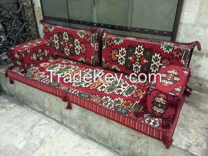 Hittite Oriental Seating - Majlis, Floor seating, Jalsa , Moroccan seating for Home and Hookah Lounge