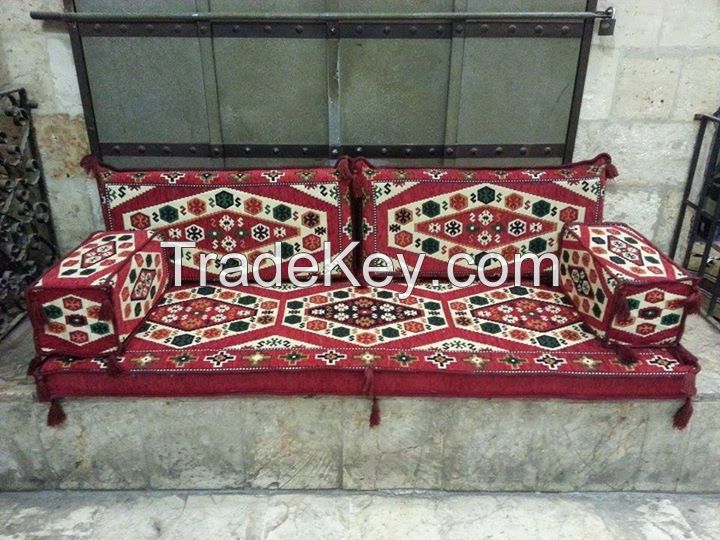 Anatolian Oriental Seating - Majlis, Floor seating, Jalsa , Moroccan seating for Home and Hookah Lounge