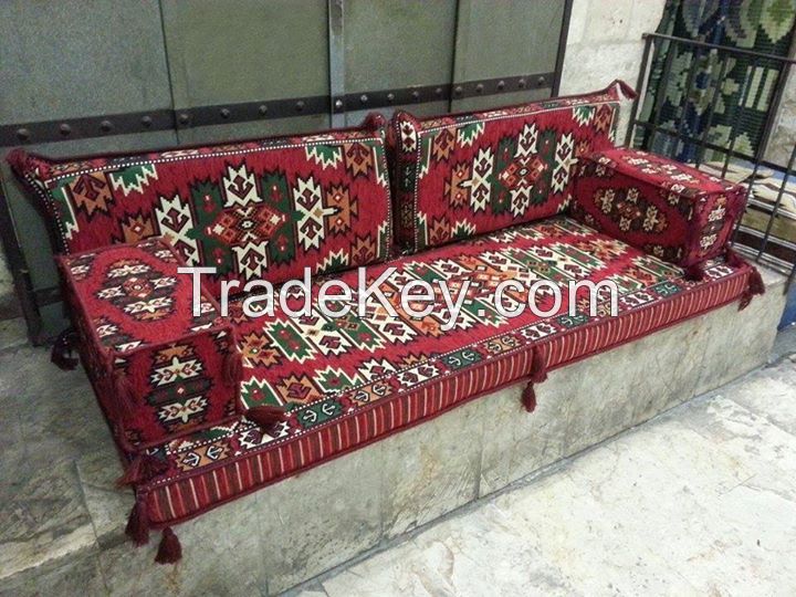 Hittite Oriental Seating - Majlis, Floor seating, Jalsa , Moroccan seating for Home and Hookah Lounge