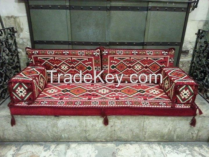 Phrygia Oriental Seating - Majlis, Floor seating, Jalsa , Moroccan seating for Home and Hookah Lounge