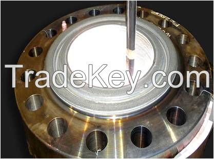 weld overlay cladding pipes, fittings, flange,elbow, bend, elbow, valves etc.