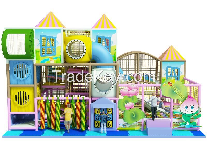 Modern Playground Equipment Indoor Adventure Castle WD-AD121