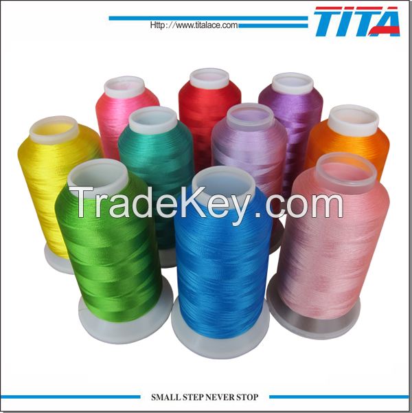 100% Pure Polyester Embroidery Thread In Good Price