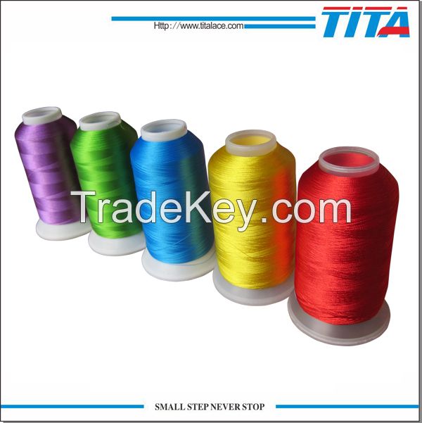 100% Pure Polyester Embroidery Thread In Good Price