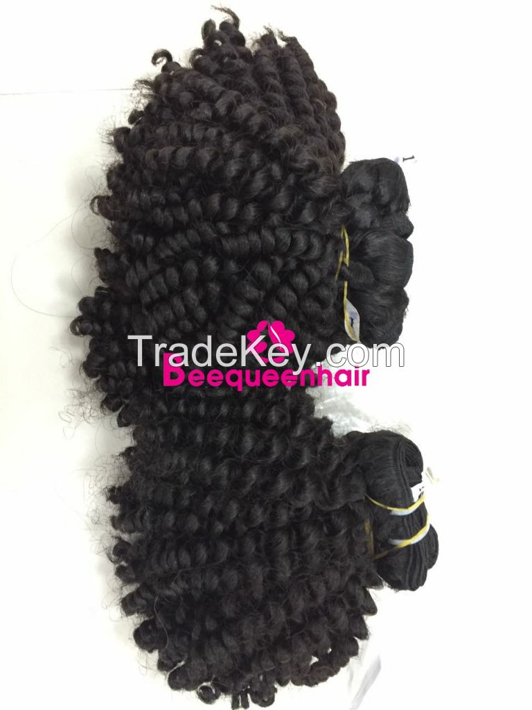 Beequeenhair curly extensions natural black