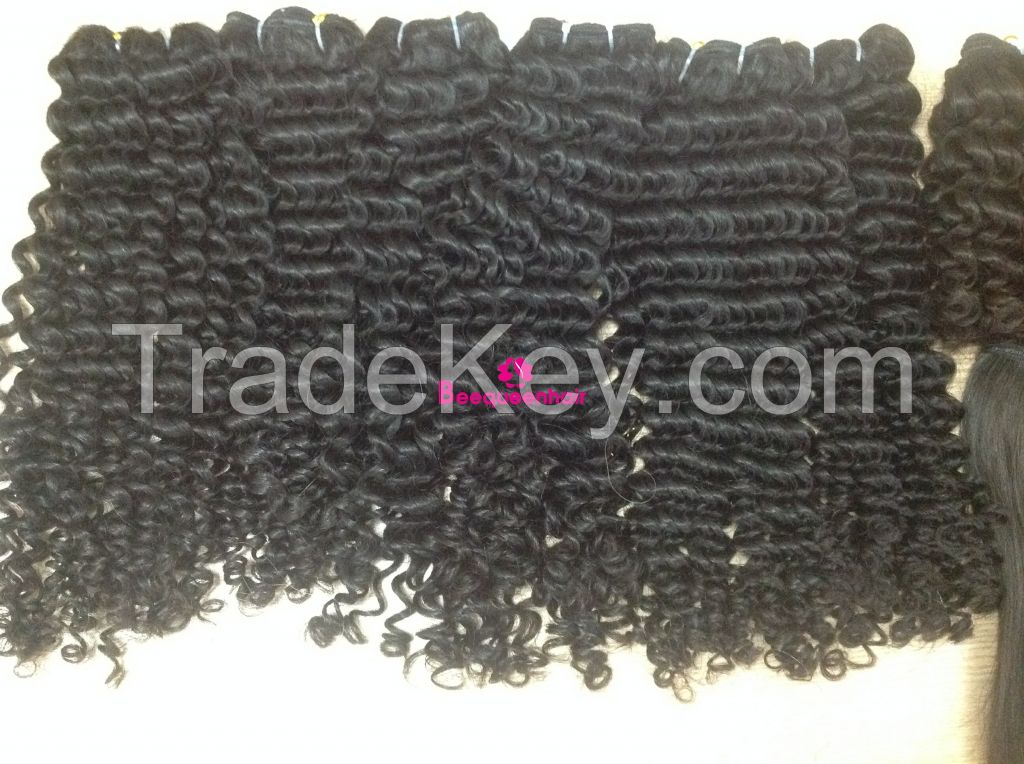 Beequeenhair curly extensions natural black
