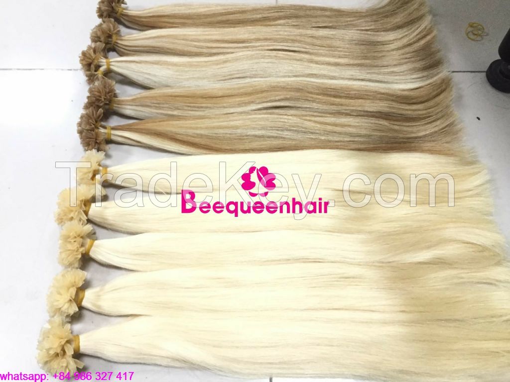 Beequeenhair prebonded extensions 22 INCHES