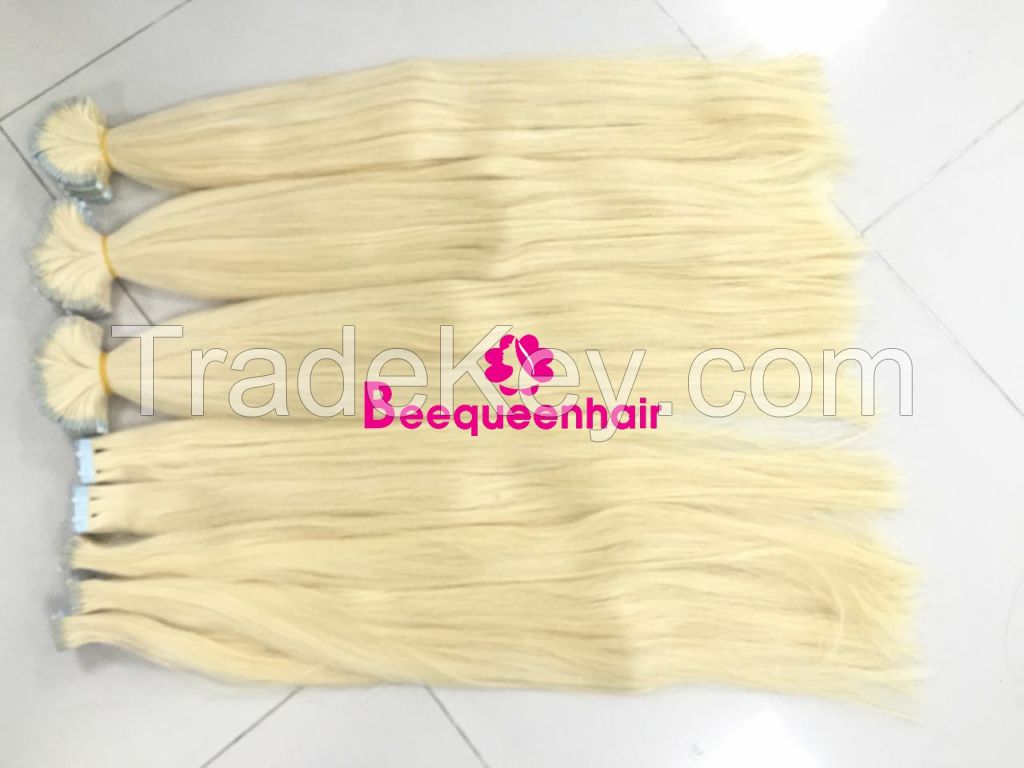 Beequeenhair tape in human hair extensions 26 INCHES