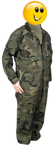 paintball and workwear coveralls