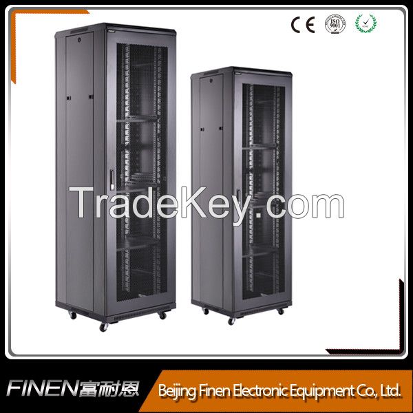 Beijing A3 19 '' 47U 600*1000mm server cabinets with Vented front door