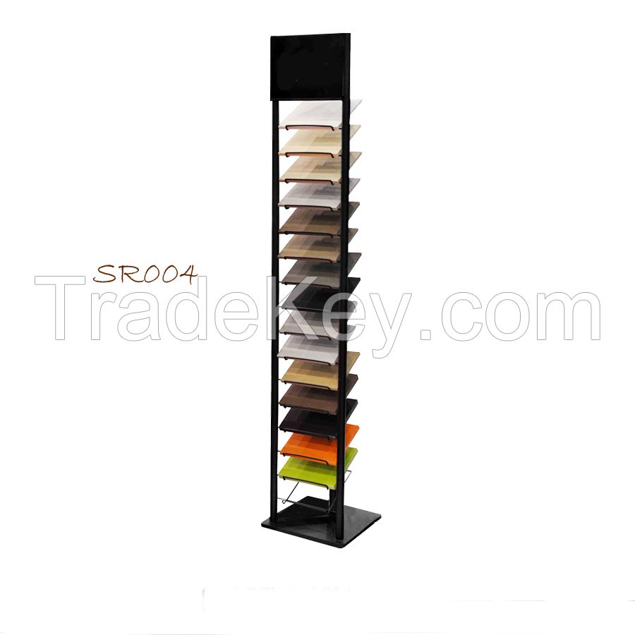 tile display rack, stone display rack, quartz display stand