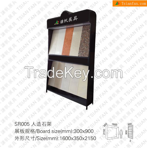 tile display rack, stone display rack, quartz display stand