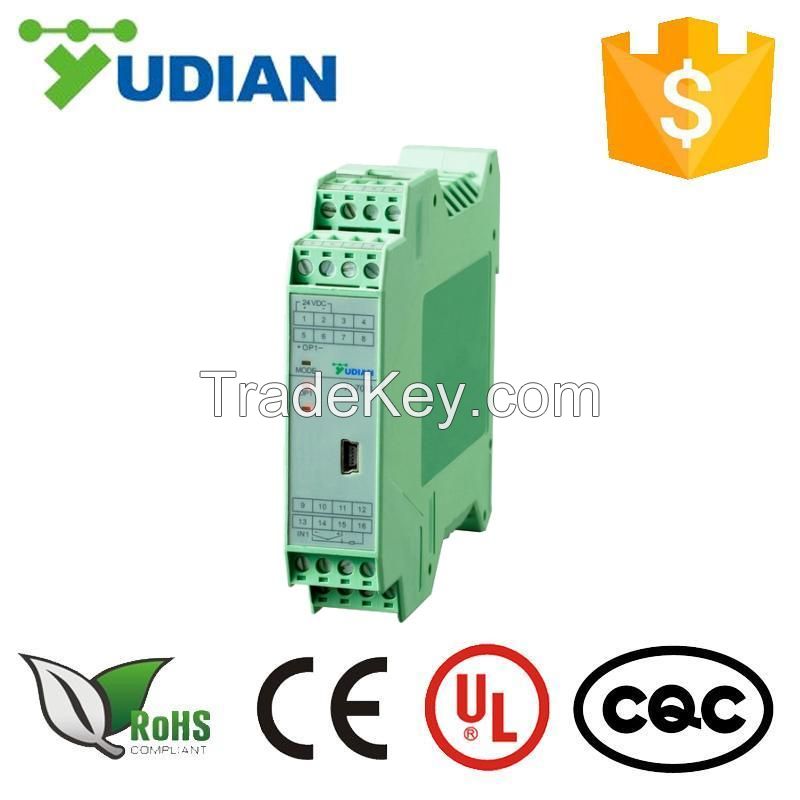 Yudian AI-7011D5 DIN Rail Mounted Temperature Transmitter, Signal Isolator