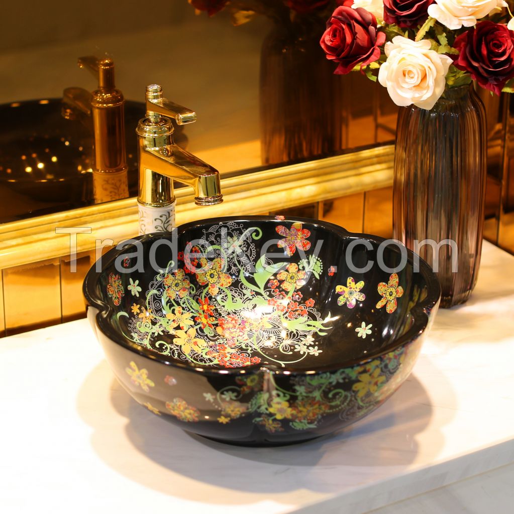 Wholesale small ceramic wash hand basin