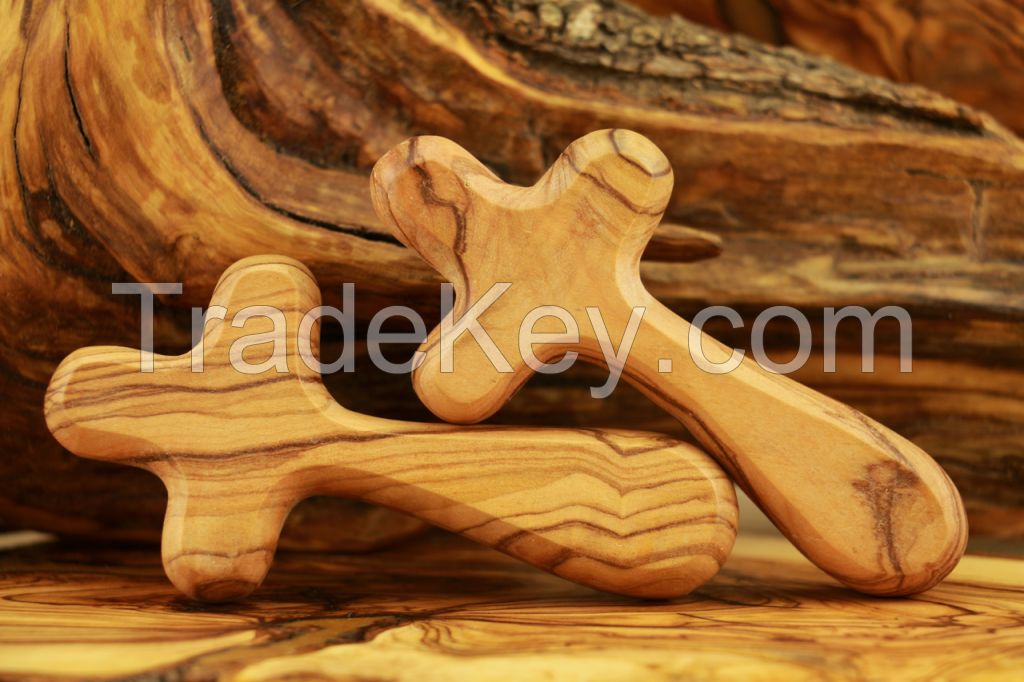 Olive Wood Comfort Cross