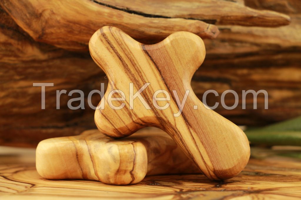 Olive Wood Small Children Comfort Palm Cross