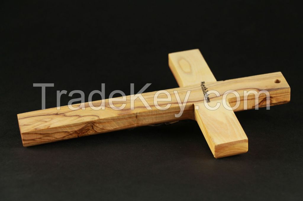 Olive Wood Carved Wall Cross