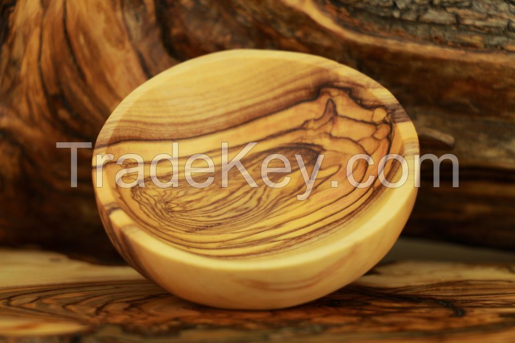 Olive Wood Carved Bowl