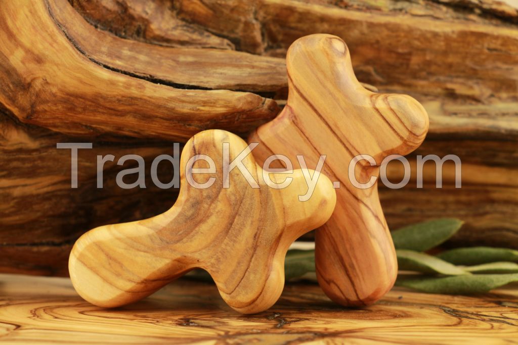 Olive Wood Small Children Comfort Palm Cross