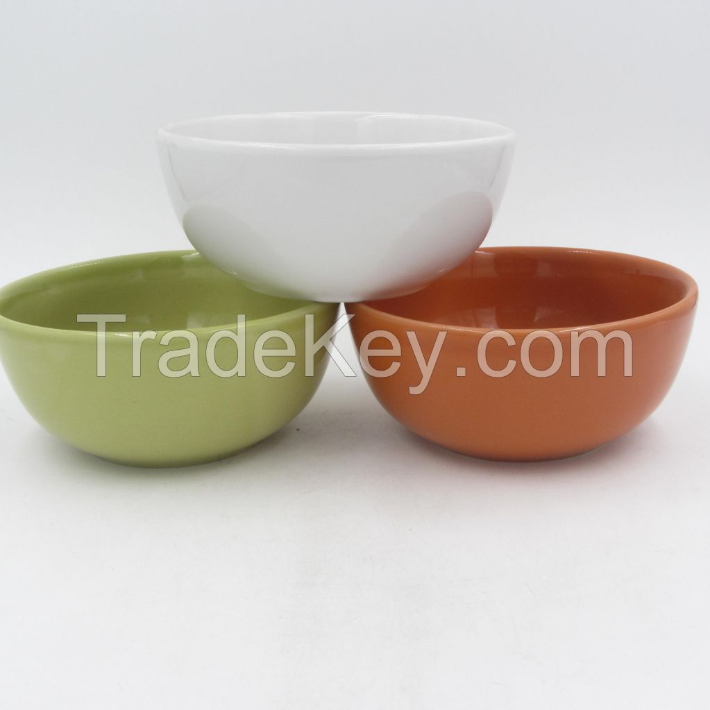 colorful ceramic bowls